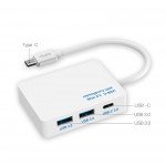Wholesale 7 in 1 USB-C / Type-C USB 3.0 Hub with Card Reader for Phone, Tablet, Laptop, Macbook, and More (White)